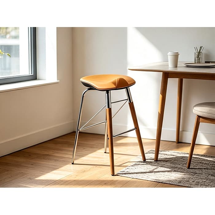 صندلی اپن زین اسبی ویهان مدل Hero-WC | پایه ثابت چوب و فلز