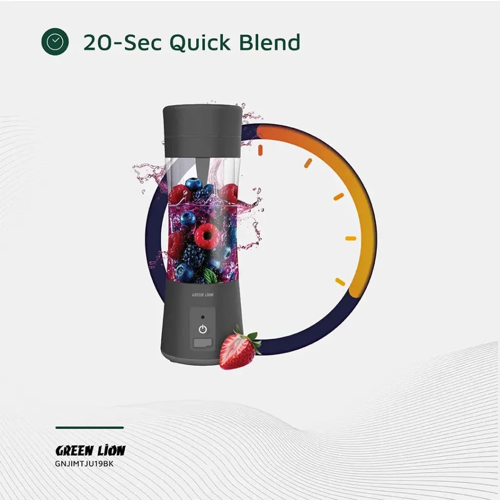 مخلوط کن شارژی گرین لاین GNJIMTJU19BK — تصویر ۱۲
