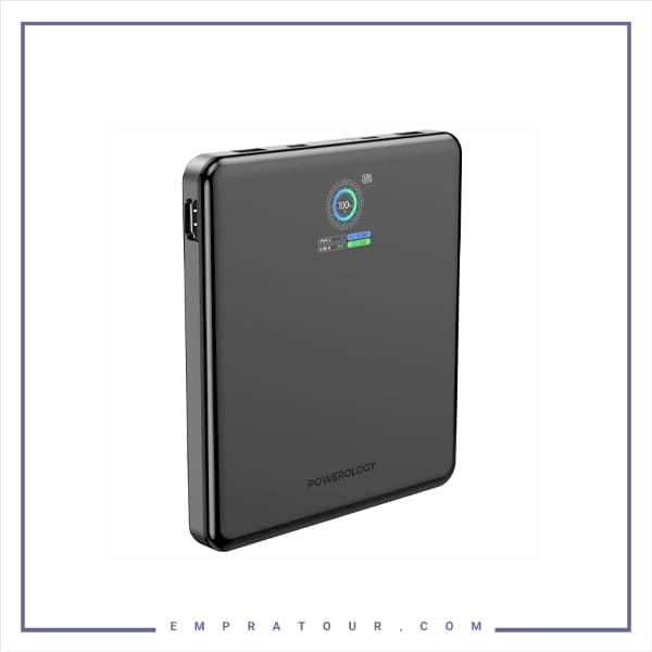 پاور بانک 20000 و هابHDMI پاورولوژی PPBCHA89BK — تصویر ۳
