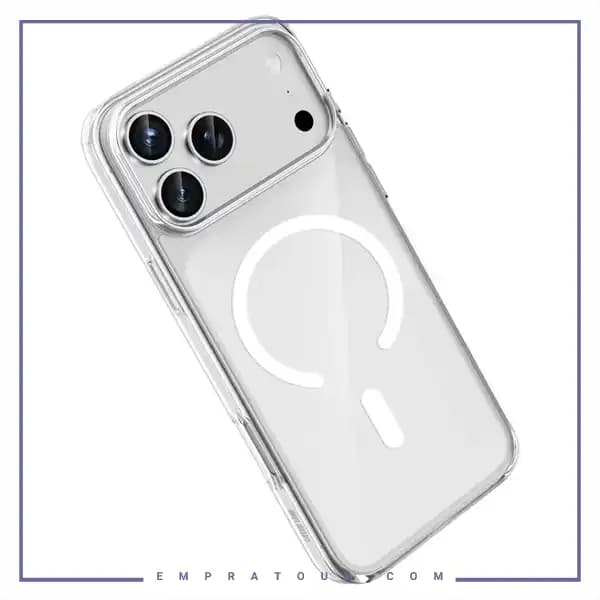 قاب شفاف مگ سیف آیفون 17 پرو گرین لاین GNMCRYC17PCL — تصویر ۲