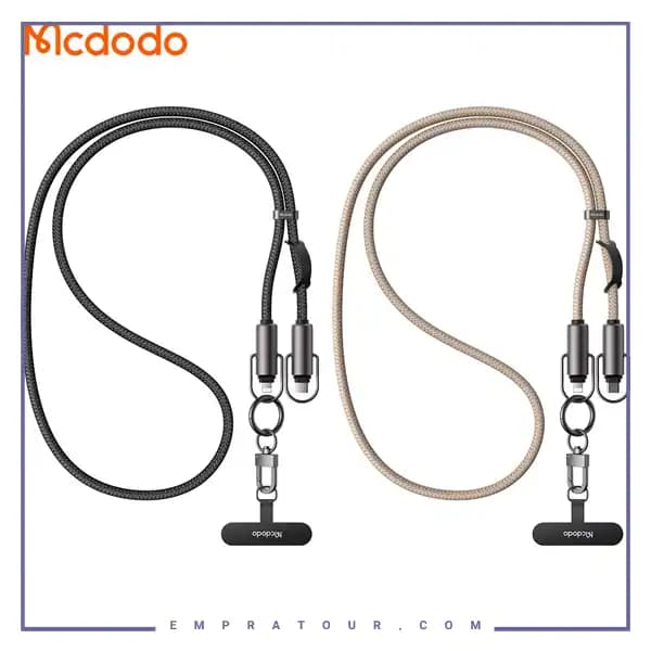 کابل شارژ تایپ سی به لایتنینگ 36 وات و بند آویز مک دودو CA-6820