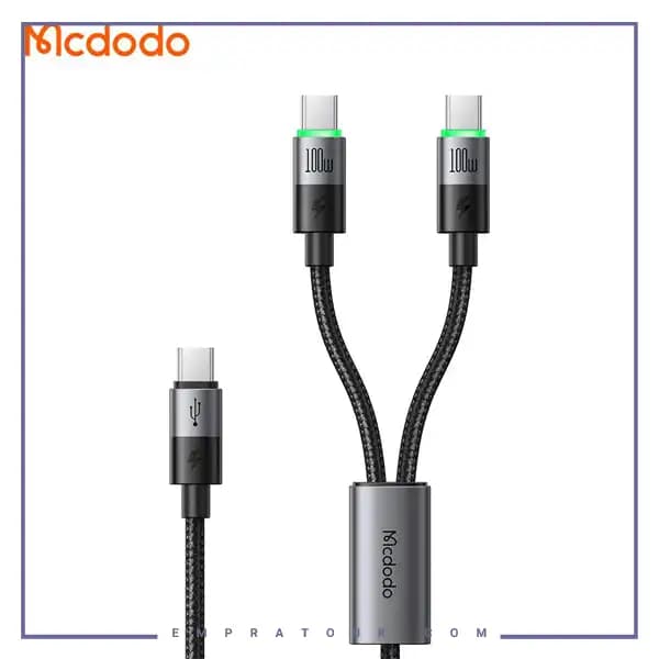 کابل شارژ چند سر تایپ سی 100 وات 1.5 متر مک دودو CA-6740