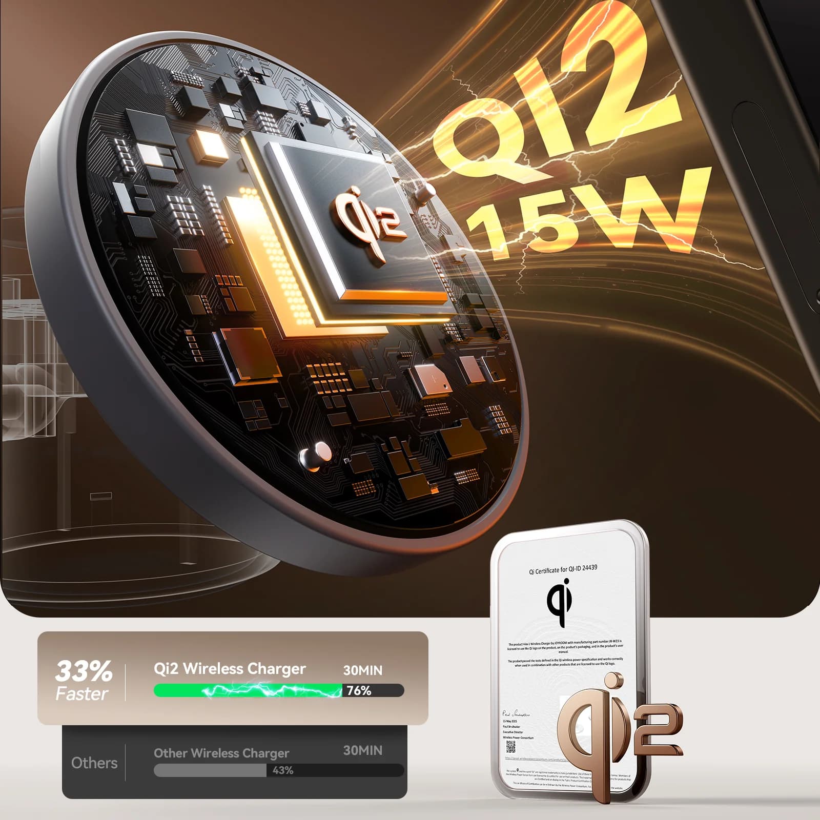 شارژر وایرلس 4 کاره جویروم JR-W23 — تصویر ۶