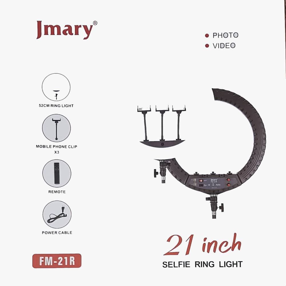 رینگ لایت جی ماری Jmary FM 21INCH Ring LightJmary FM 21INCH Ring Light — تصویر ۲