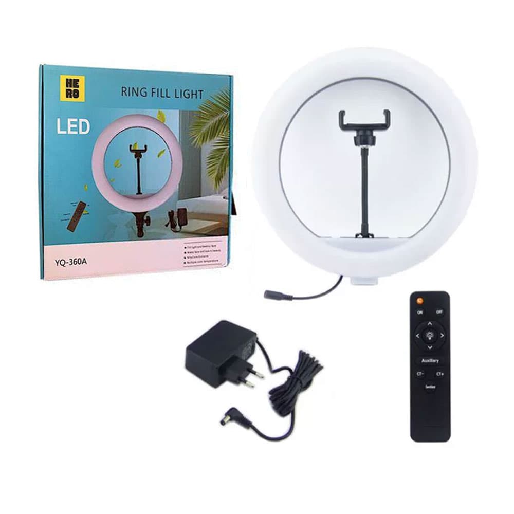 رینگ لایت (36 سانتی متر 30 وات) YQ-360A Ring LightYQ-360A Ring Light