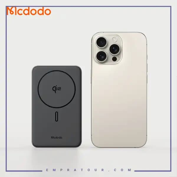 پاوربانک وایرلس 10000 و استند مک دودو MC-631 — تصویر ۳