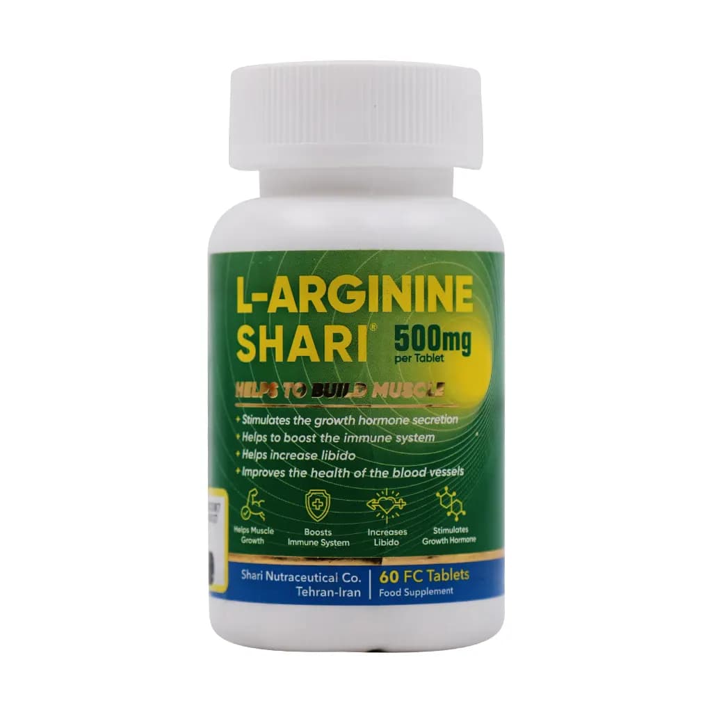 قرص ال آرژنین 500 میلی گرم شاری — تصویر ۲