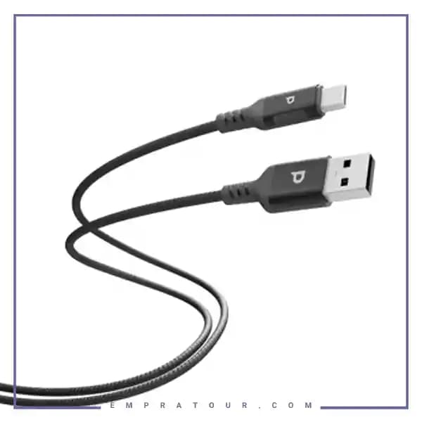 کابل شارژ تایپ سی پاورولوژی PCAB015BK