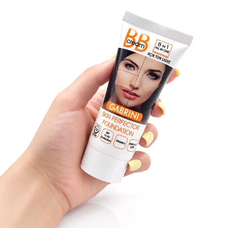 بی بی کرم گابرینی اصل 8 کاره SPF 15 با ویتامین E حجم 50 میل — تصویر ۲