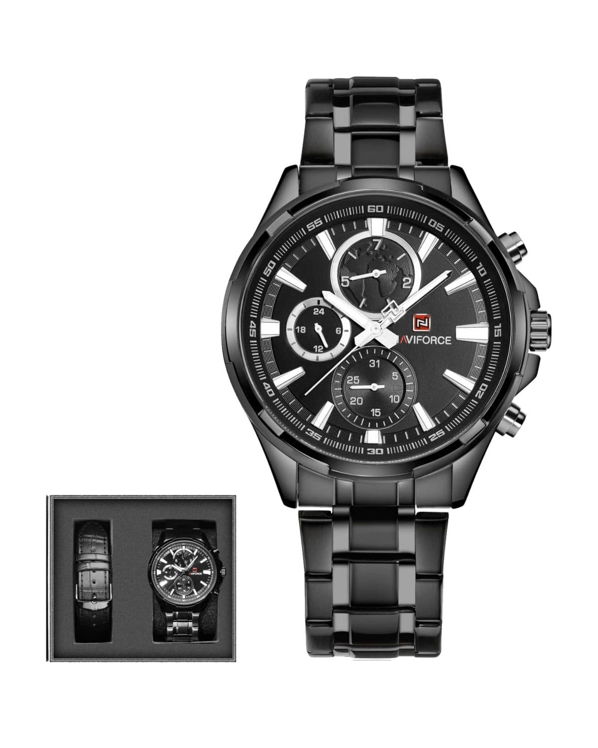 ساعت مچی مردانه نیوی فورس Naviforce NF 9089 B/B D