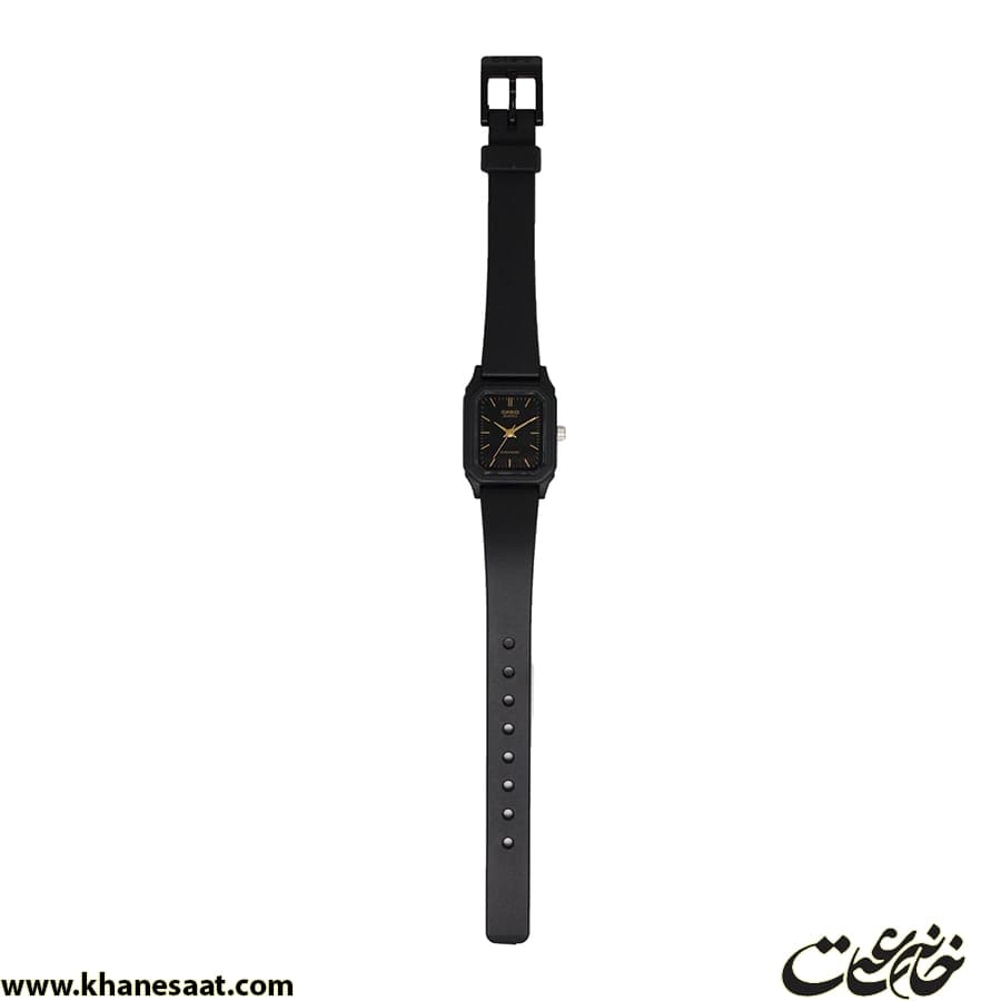 ساعت مچی کاسیو زنانه بند رابر مشکی صفحه مربع LQ-142-1EDF — تصویر ۴