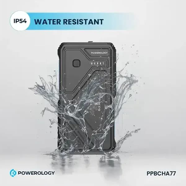 پاوربانک خورشیدی 27000 با کابل متصل پاورولوژی PPBCHA77 — تصویر ۱۱