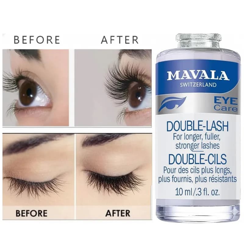 سرم تقویت مژه ماوالا اصل مدل Double Lash حجم 10 میل — تصویر ۴