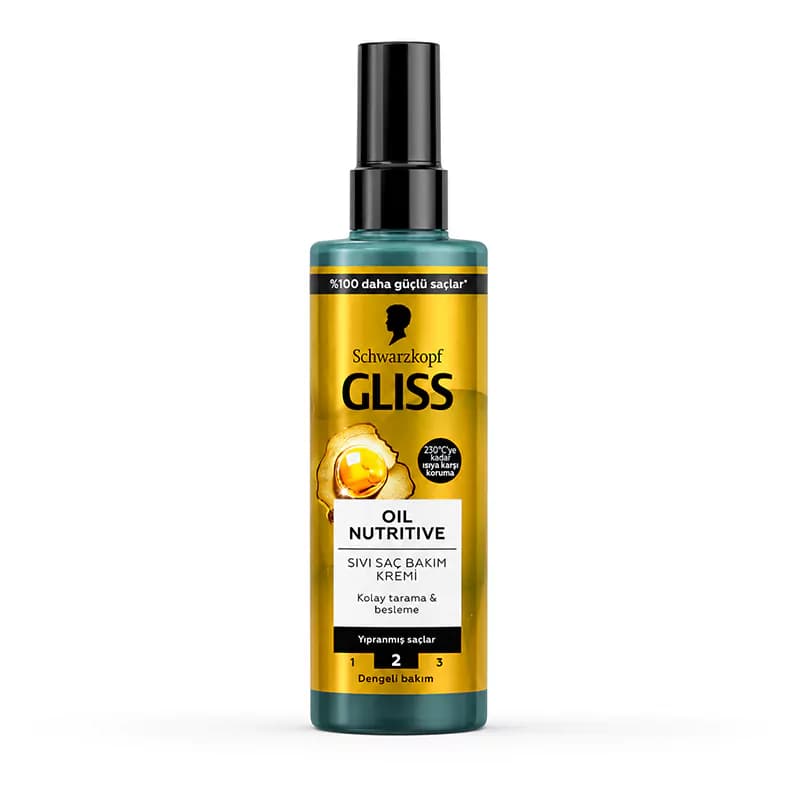 اسپری 2 فاز طلایی گلیس Ultimate Oil Elixir اصل 200 میل