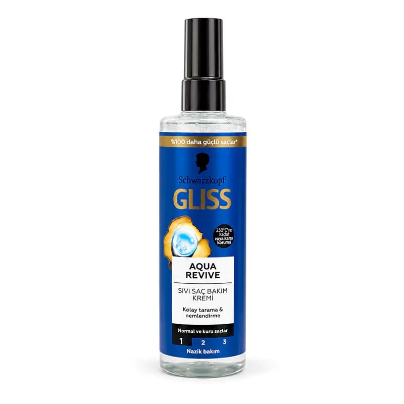 اسپری دو فاز گلیس آبی Aqua Revive موهای معمولی و خشک 200 میل