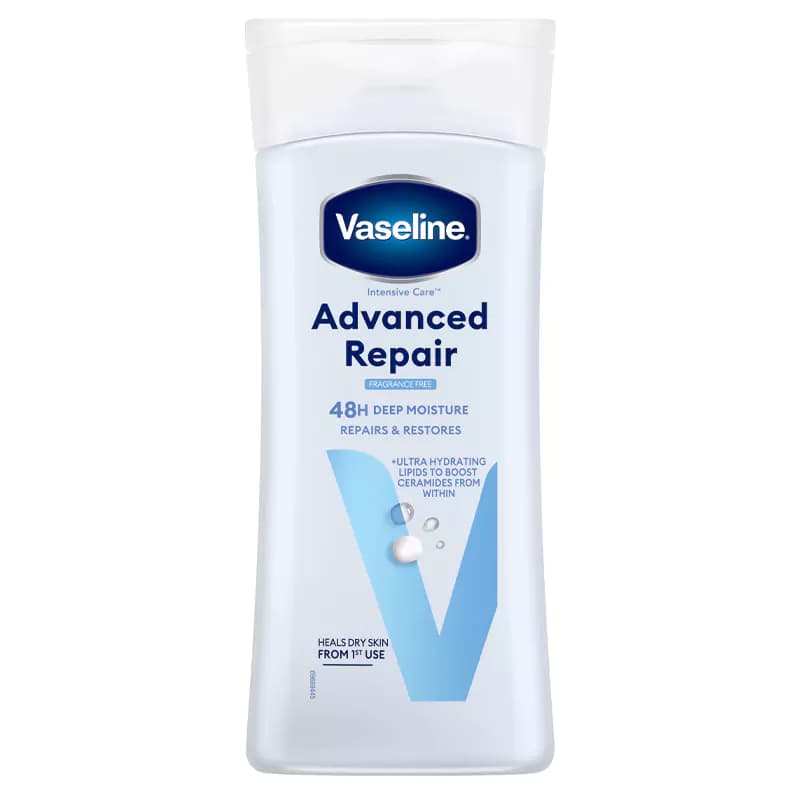لوسیون بدن وازلین آبی مدل Advanced Repair اصل حجم 200 میل