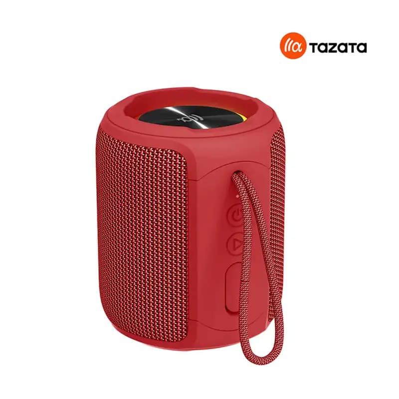 اسپیکر قابل حمل تازاتا قرمز مدل Tazata Palm100 Red — تصویر ۳