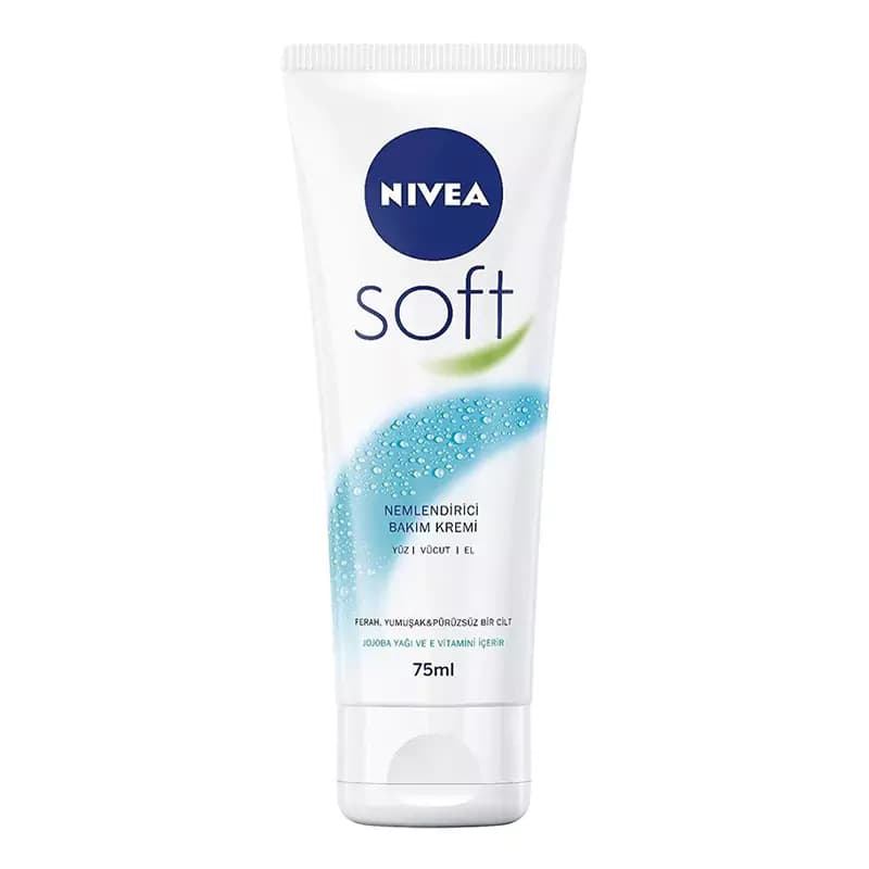 کرم تیوپی نیوا سافت Soft مرطوب کننده حجم 75 میل اصل
