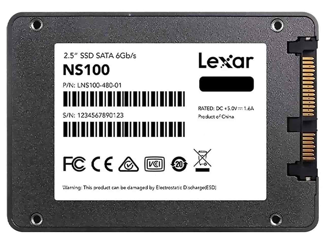 اس اس دی SSD LEXAR 256 GB (استوک) — تصویر ۲