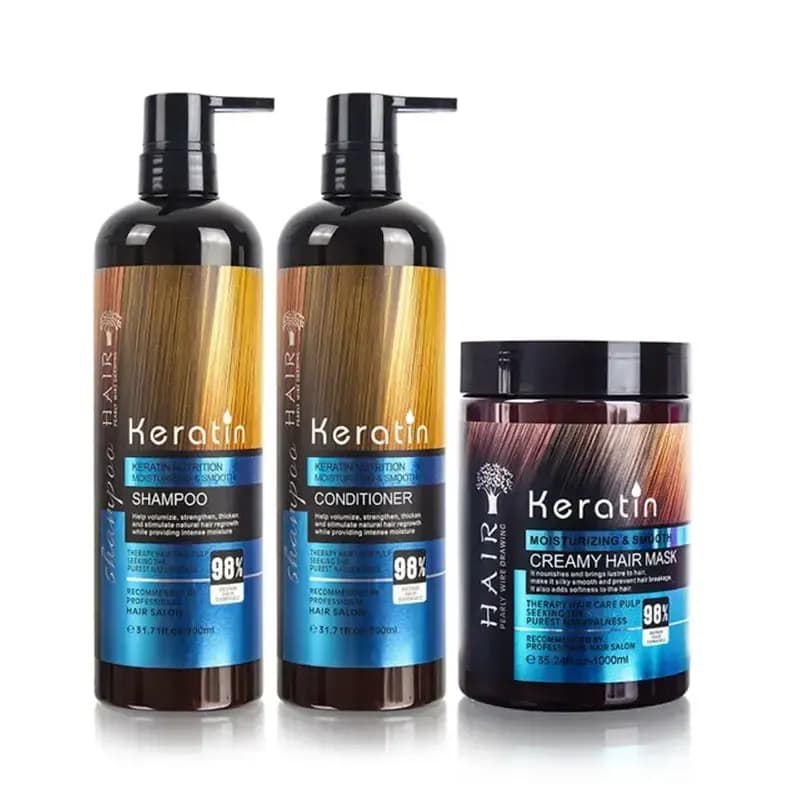 ماسک مو کراتین هیر Hair فری سولفات 1000 میل — تصویر ۳