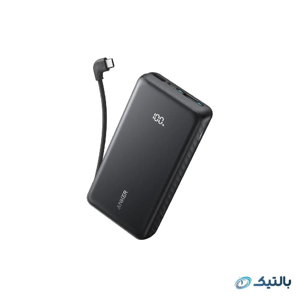 پاور بانک انکر Zolo 20K 22.5W Slim Travel مدل A110E با ظرفیت 20000 میلی‌آمپر ساعت