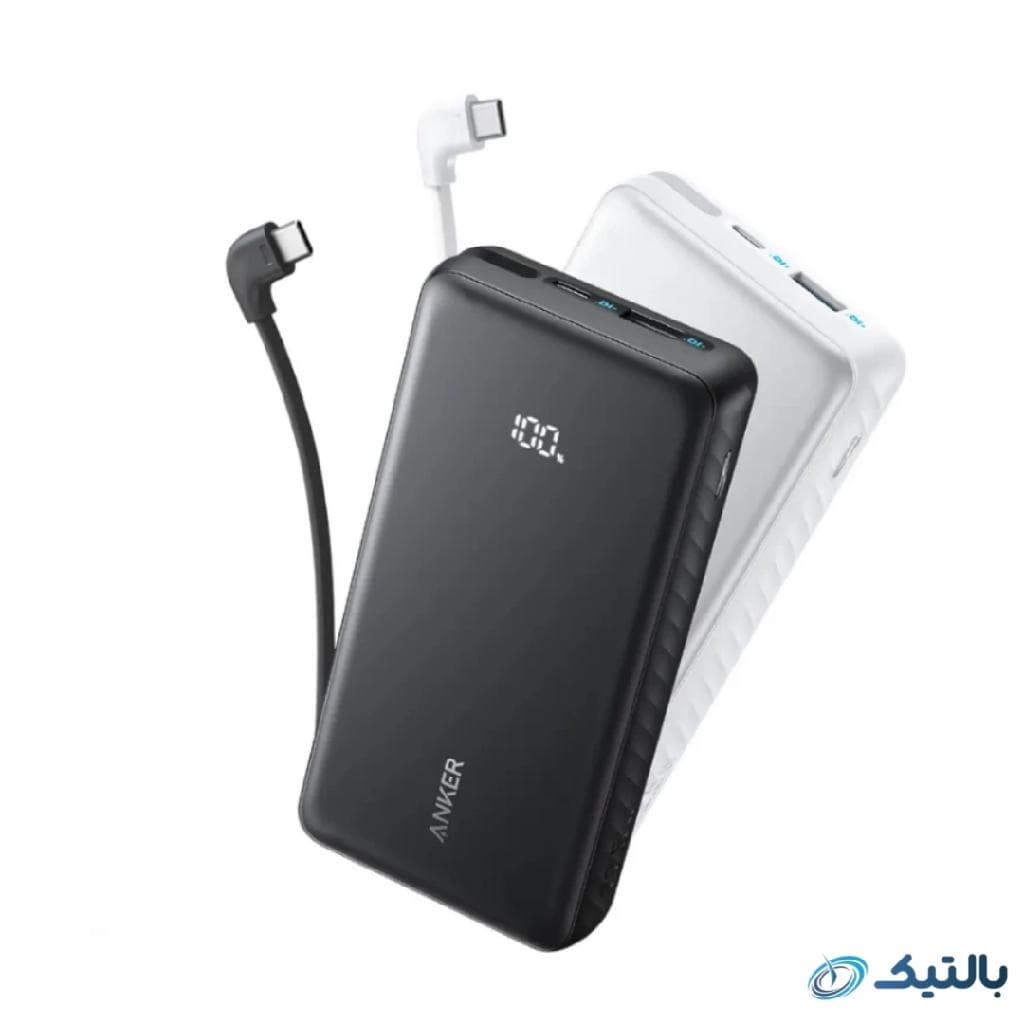 پاور بانک انکر Zolo 20K 22.5W Slim Travel مدل A110E با ظرفیت 20000 میلی‌آمپر ساعت — تصویر ۳
