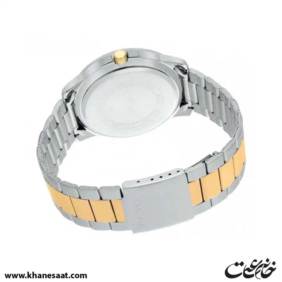 ساعت مچی کاسیو مردانه فلزی نقره ای طلایی MTP-VD01SG-1BVUDF — تصویر ۸