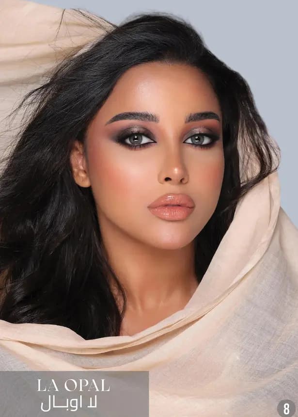 لنز لا اپال(عسلی بدون دور)