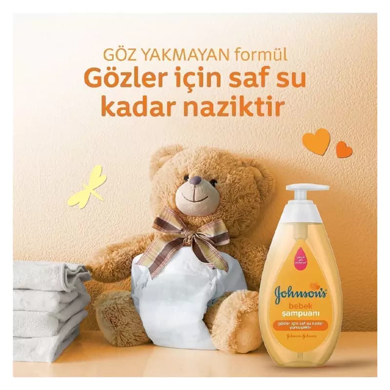 شامپو بچه زرد جانسون اصل ترکیه 750 میل مدل Bebek — تصویر ۳