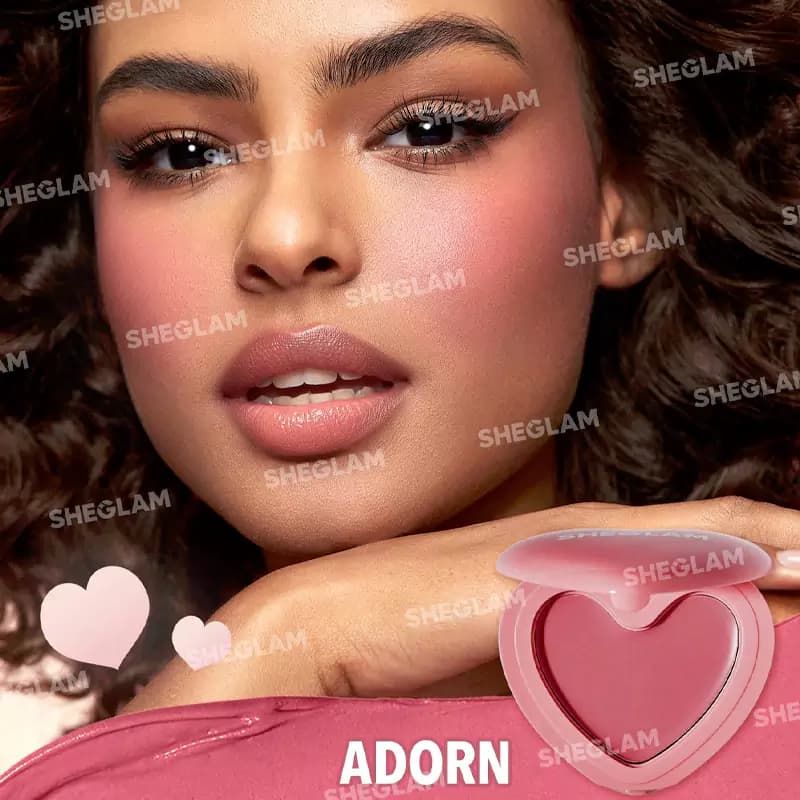 رژگونه قلبی شیگلم مدل Playing Cupid بافت نرم کرمی — تصویر ۸