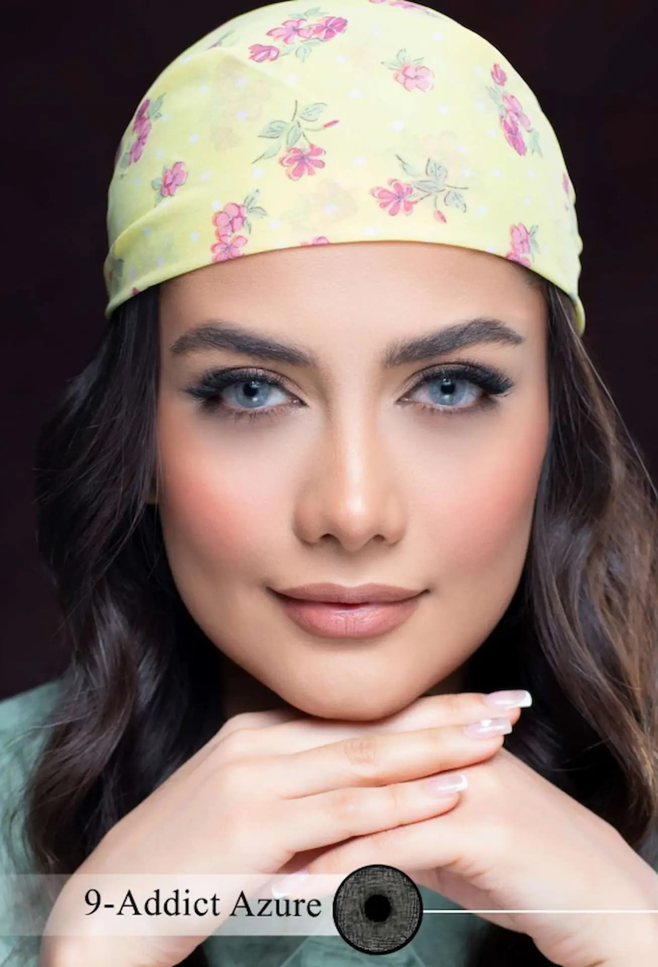 لنز آدیکت آزور( طوسی بدون دور)