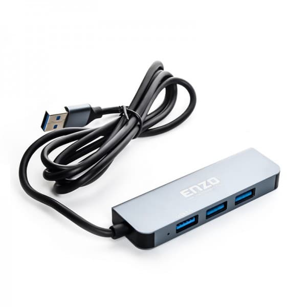 هاب چهار پورت USB 3.0 انزو ENZO UH-44 کابل 120 سانتی متر — تصویر ۲