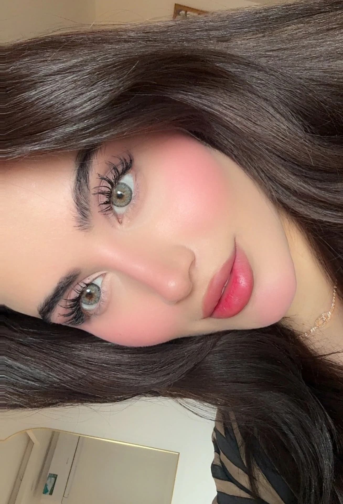 لنز کلوپاترا گری(طوسی سبز دور دار)