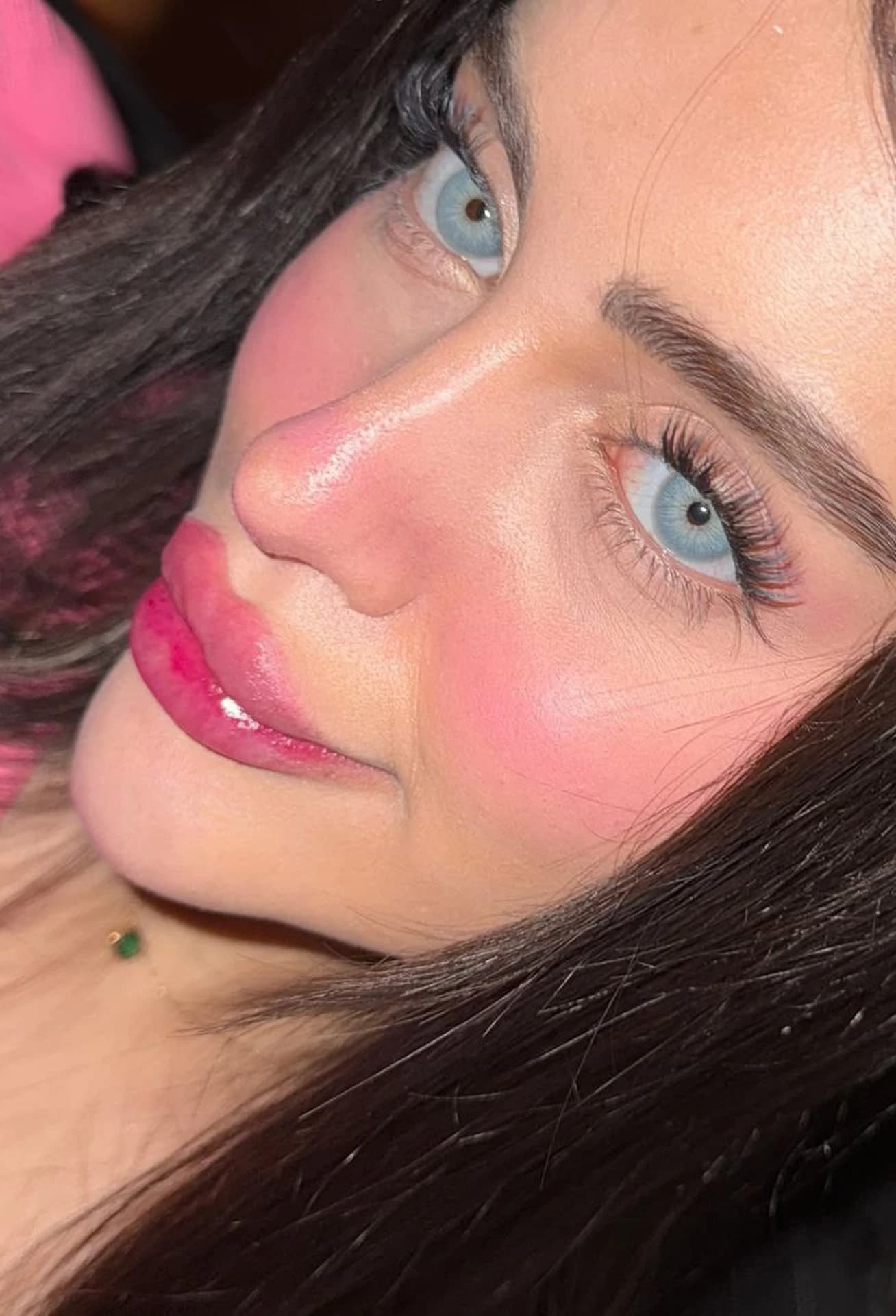 لنز چلسی گری(طوسی آبی عروسکی)