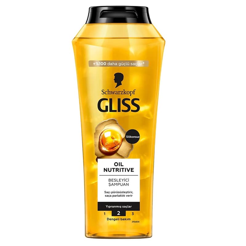 شامپو گلیس مدل Oil Nutritive برای مو های آسیب دیده 400ml