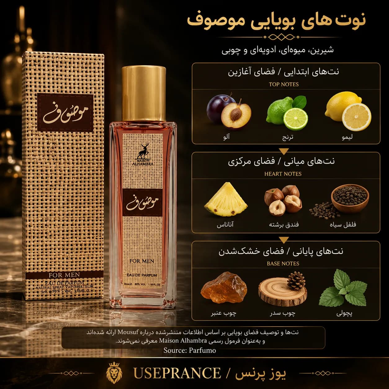 ادکلن موصوف الحمبرا ۳۵ میل — تصویر ۶
