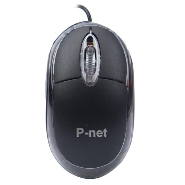 ماوس سیم دار پی نت لپ تاپی مدل Pnet Z1 — تصویر ۳