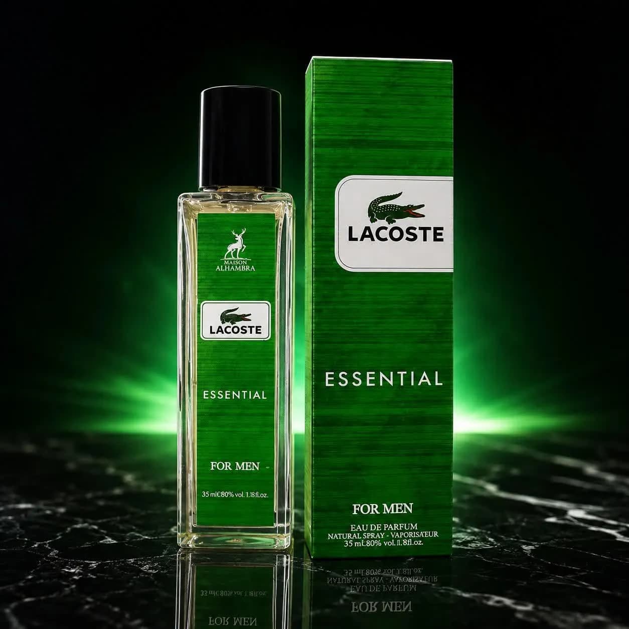 ادکلن لاگوست سبز الحمبرا ۳۵ میل | Essential مردانه