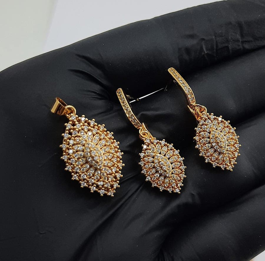 نیم ست طرح جواهر کد S15 — تصویر ۲