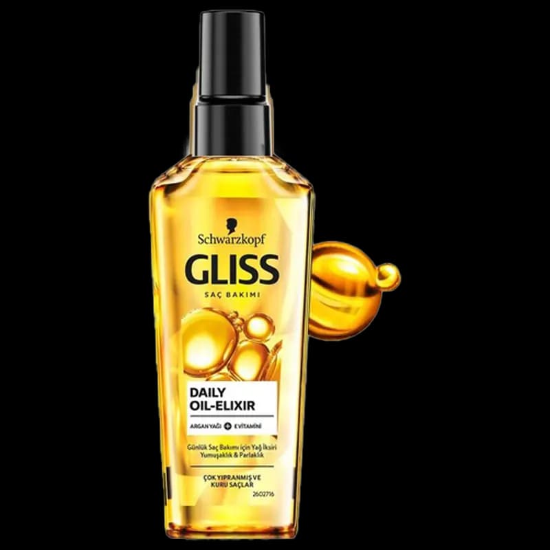 روغن آرگان ترمیم کننده مو های خشک و آسیب دیده گلیس مدل Daily Oil Elixir