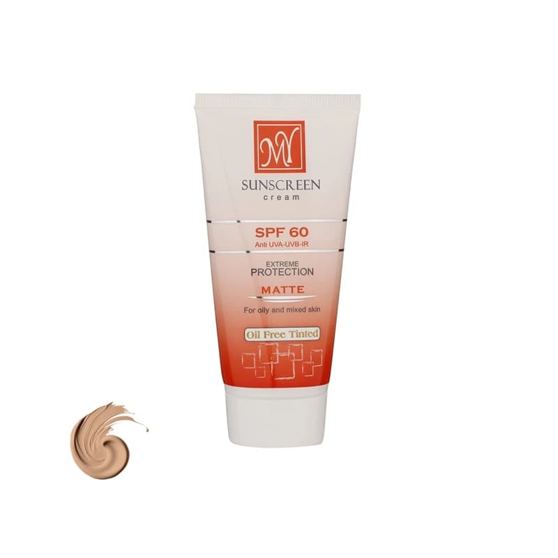 کرم ضد آفتاب رنگی مای SPF 60 مدل MATTE مناسب پوست چرب حجم 50 میلی‌لیتر