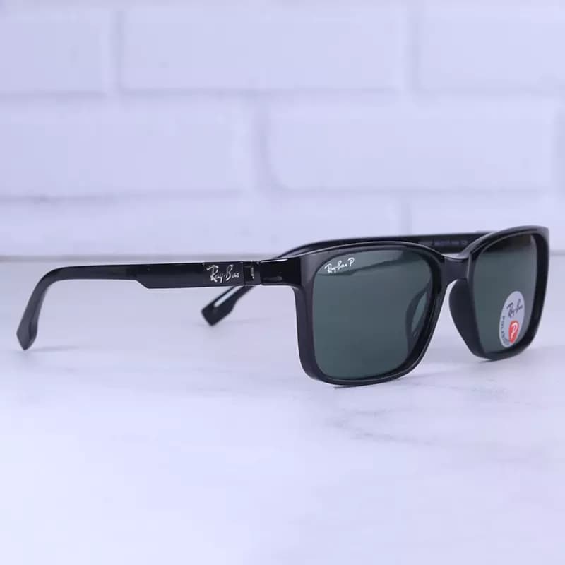 عینک آفتابی ری بن فریم مشکی عدسی سبز پلاریزه P 3337/2 — تصویر ۴