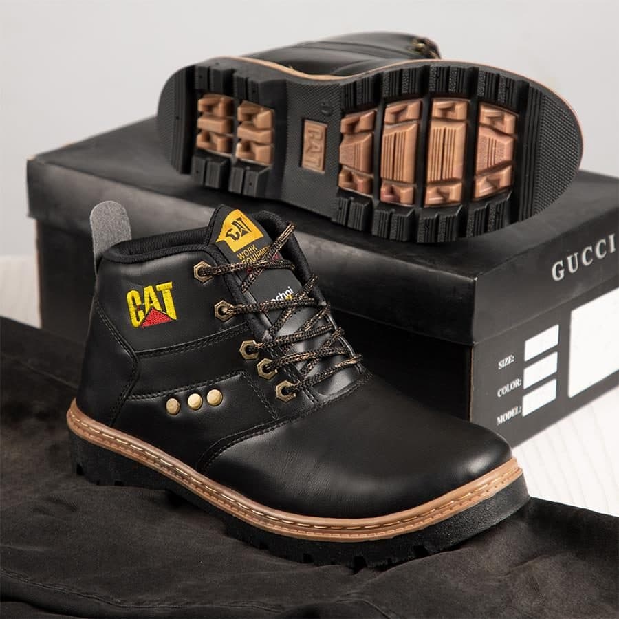 نیم بوت مردانه Catblack_Boot مدل 2076 — تصویر ۳