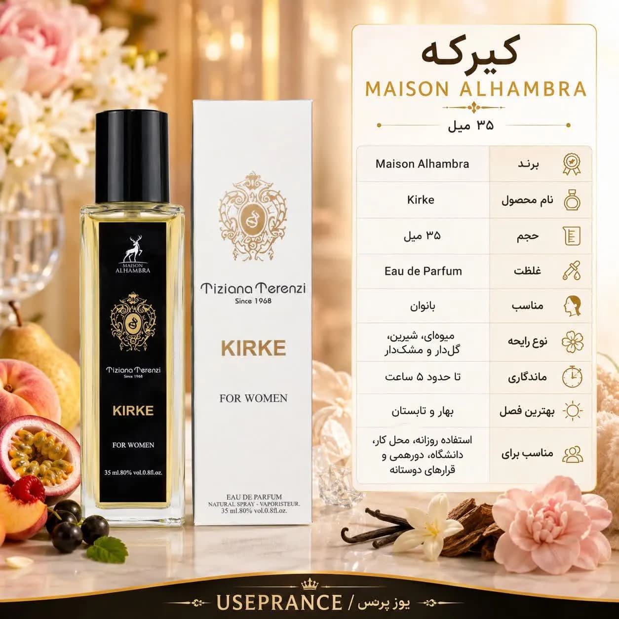 ادکلن کیرکه الحمبرا 35 میل | Maison Alhambra Kirke