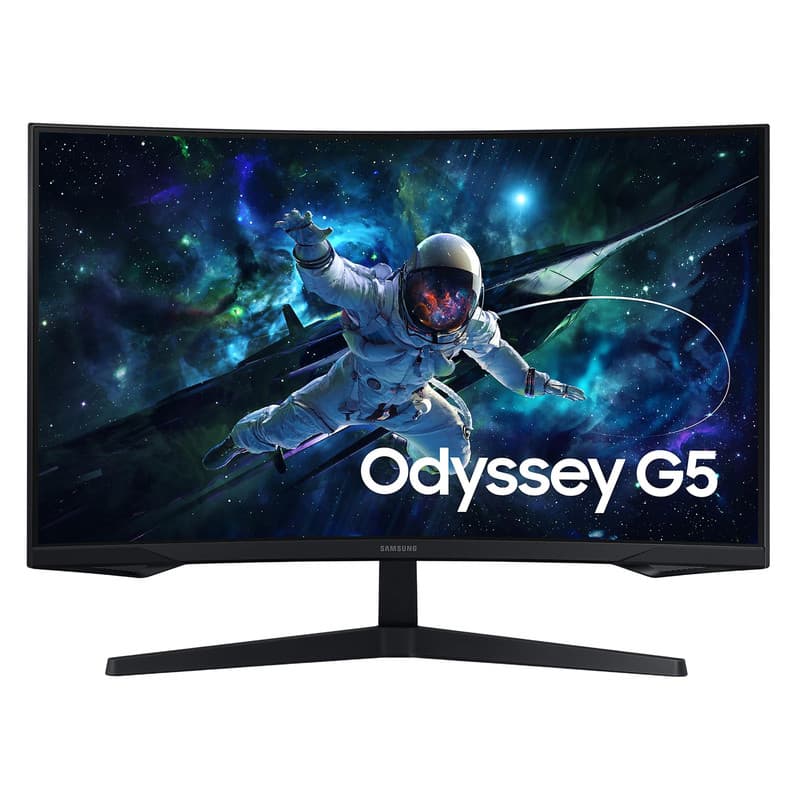 مانیتور خمیده گیمینگ 27 اینچ سامسونگ مدل Odyssey G5 G55C LS27CG552 با وضوح QHD، پنل VA و نرخ بروزرسانی 165 هرتز — تصویر ۳