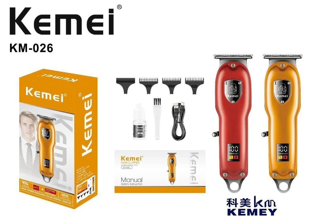## 🔹 جام کوزارکس jamcosrx | ماشین اصلاح حرفه‌ای کیمی Kemei KM-026