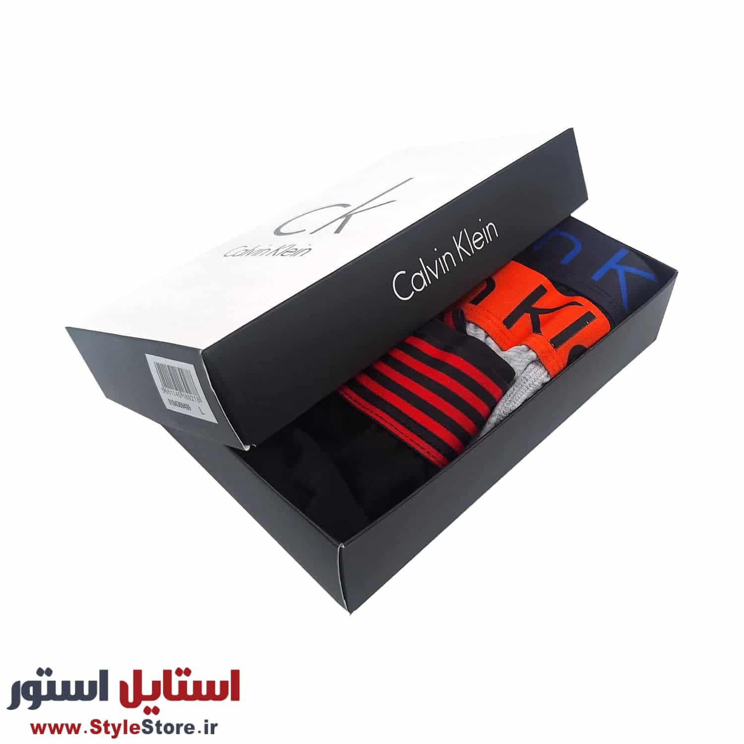 شورت مردانه باکسر اسلیپ کلوین کلاین مجموعه 3 عددی — تصویر ۲