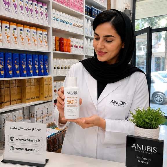 ضدآفتاب فلوئیدی آنوبیس SPF50 — تصویر ۴