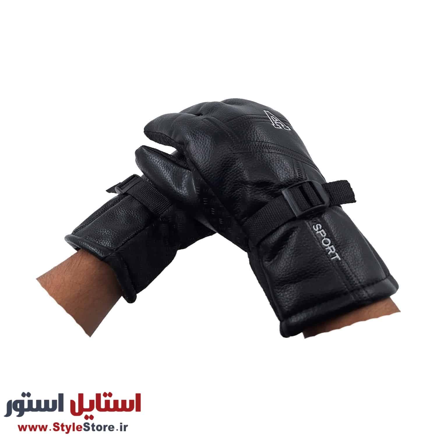 دستکش چرم مردانه مدل چرم A کد 1514 — تصویر ۵
