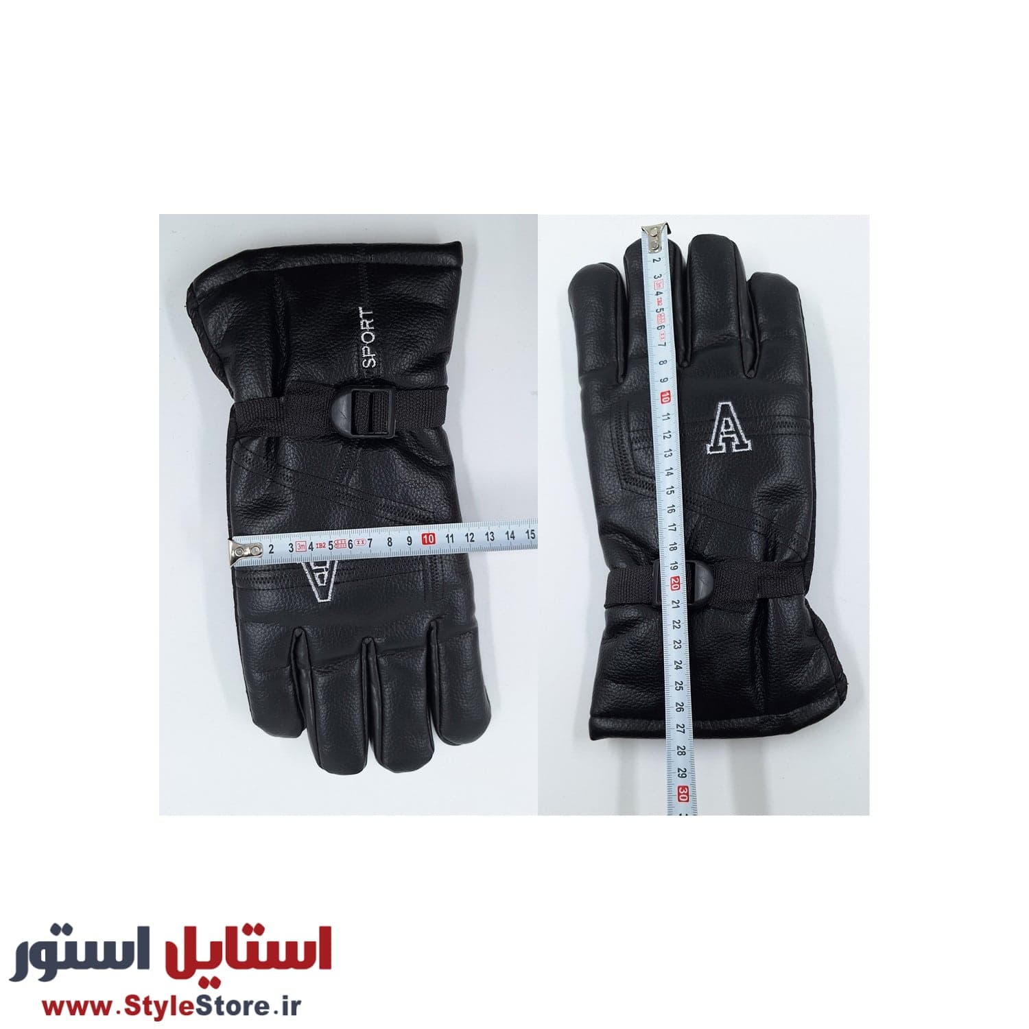 دستکش چرم مردانه مدل چرم A کد 1514 — تصویر ۳